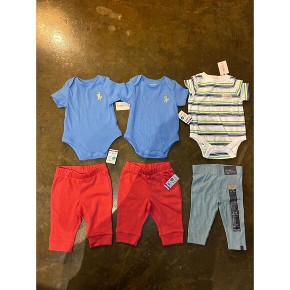 NWT Baby Boys Capsule Wardrobe Outfit Sets- Garanimals - 0-3M - Picture 1 of 4